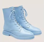 McKenzee Cornflower Blue Combat Boots NWT