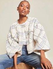 NWT  NIKOLAI OVERSIZED PLAID JACKET