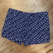 KENAR Navy and White unique Shorts womens size 4