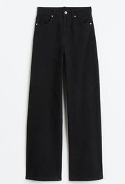 H&M Black Wide Leg Jeans