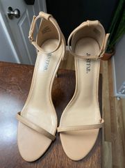 Just Fab Beige Heels