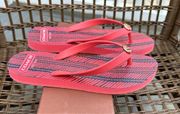 Coach Alyssa flip flop sandals Size 8 EUC