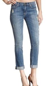 𝅺hudson Jeans Tilda Mid-Rise Cuff Straight Jean
