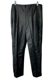 Chico's Juliet Faux-Leather Front Ankle Pants Women's XL 16