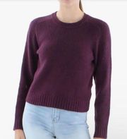 NWT RE/DONE 60s Shrunken Sweater Size MEDIUM Plum REDONE
