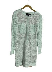 Victoria Beckham For Target Lace Dress Mint Green Nude Underlay Small