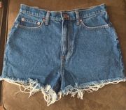 Victoria Secret PINk High Waisted Jean Shorts