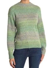 Abound green ombre heathered crew neck sweater size large NEW