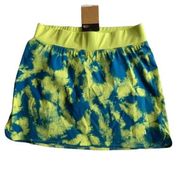 The North Face Women’s Class V Tie Dye Skort‎ Lime/Blue 
Size L