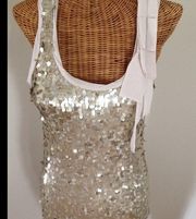 Sequined Tank Top by New York & Company