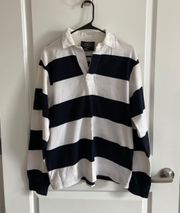 Navy & White Rugby Shirt