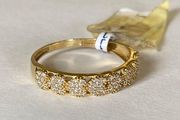 MR Gold Dainty 18k Solid Gold ring. Size 8 1/2. NWT