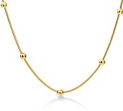 Stainless Steel Necklace 18k Gold Plated 