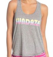 PJ Salvage Tank Top Large Grey Soft Racerback Sundaze Lounge Beach Summer Shirt