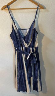 SheIn Blue And White Dress