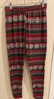 Shosho  Cozy Fleece High Waist Leggings Sz Large