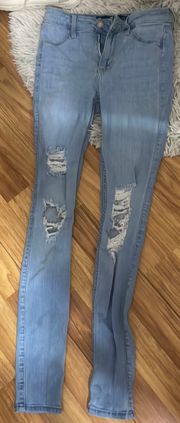 Hollister High Rise Skinny Jeans Jeggings