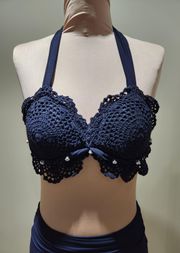 Black Crochet Bralette