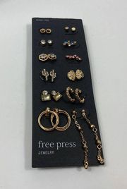 4/$25 NWT Free Press set of 8 earrings