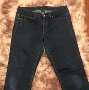 Calvin Klein dark wash cropped jeans