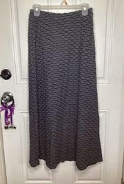 Zac & Rachel Small Textured Honeycomb Jersey Knit A-Line Maxi Skirt