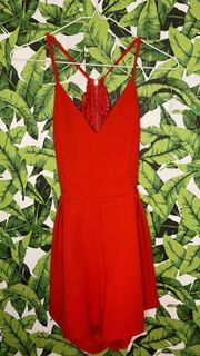 Red Formal Romper ❤️