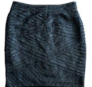 Calvin Klein Size 12 Black Lace Skirt