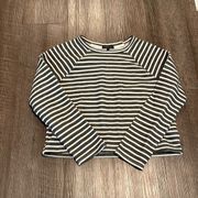 Beyond Yoga striped pullover