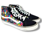 Vans  Unisex High Top Sneakers Roses Boarding Shoe 721356 Men 9 Women 10.5