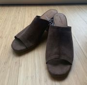 Target Brown Healed Sandal