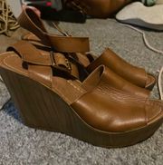 Top shop Brown Wedges 