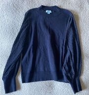 Cece medium blue blouse sweater