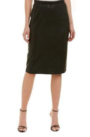 BCBGMAXAZRIA Women's Lyric Knit Faux Leather Pencil Skirt Size M