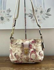 Coach Multicolored Signature Print Crossbody Bag