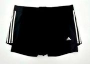 Adidas  Pacer 3S 2 in 1 athletic shorts in black Size XL