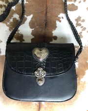 Black Leather Purse