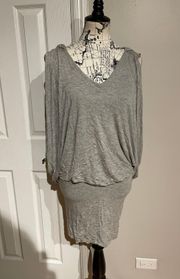 NWOT Fit Dolman Oversized Top/Blouse Jersey Dress Mini Fit Hem Relax Tired Designer Luxury 