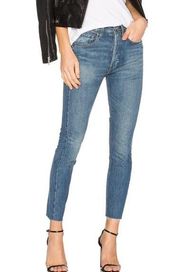 Re/Done Originals High Rise Rigid Crop Jeans 30 NWT