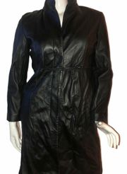 INC Leather Coat