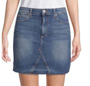 Joe’s Jeans Darcy Raw Hem Denim Mini Skirt 26