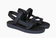 Everlane ReNew Sports Sandal NEW Black Velcro Strap Women's Size 11