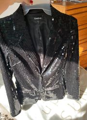 Sparkly Black Blazer Sequins 