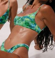 NWT | VDM x Revolve Sienna Tropical Bikini Top Size S