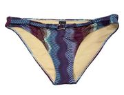 BCBGMAXAZRIA Bikini Bathing Suit Bottom Purple Blue Size Medium