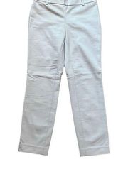 Aritzia Babaton Womens 00 Gray Flat Front Mid Rise Cropped Tailored Slacks Pants