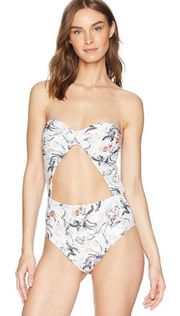 Rachel  Floral knot cut out One Piece Swimsuit Size L