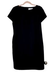 HUGO BOSS Dilya Sheath Dress Black Size 10 Office Business Professional