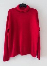 Vince Camuto red turtle neck sweater size small NWOT