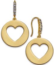 Kate Spade Symbols Heart Drop Earrings