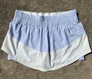 Lululemon Periwinkle and White Tennis Pickleball Golf Skort Preppy Size 8